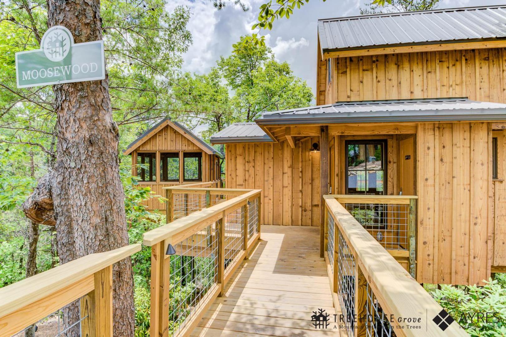 Вилла The Moosewood In Treehouse Grove At Norton Creek Гатлинбург Экстерьер фото